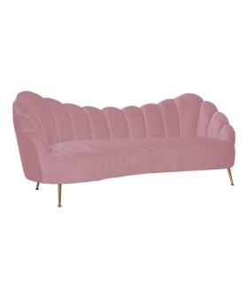 RICHMOND sofa COSETTE PINK - welur, podstawa złota