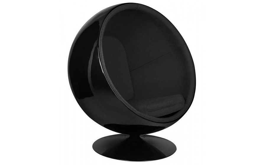 Fotel BALL BLACK czarny