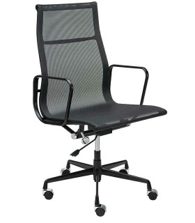 Fotel biurowy AERON PREMIUM czarny - siatka, aluminium