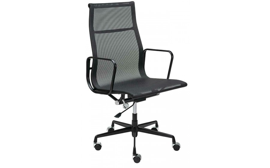 Fotel biurowy AERON PREMIUM czarny - siatka, aluminium