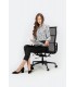 Fotel biurowy AERON PREMIUM czarny - siatka, aluminium