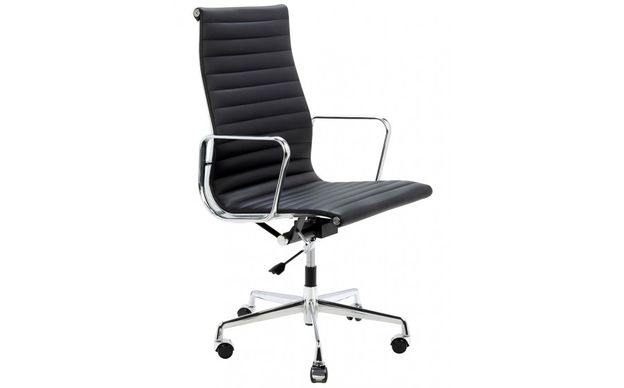 Fotel biurowy AERON PRESTIGE PLUS chrom - skóra naturalna, aluminium