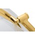 Fotel BUBBLE STAND 2 GOLD VELVET poduszka czarna