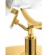 Fotel BUBBLE STAND 2 GOLD VELVET poduszka czarna