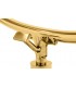 Fotel BUBBLE STAND 2 GOLD VELVET poduszka czarna