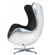 Fotel EGG AVIATOR PU czarny