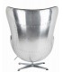 Fotel EGG AVIATOR PU czarny