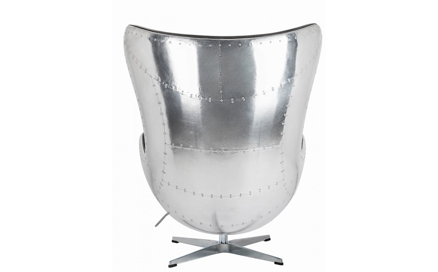 Fotel EGG AVIATOR PU czarny
