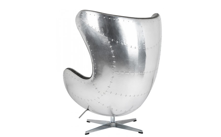 Fotel EGG AVIATOR PU czarny