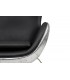 Fotel EGG AVIATOR PU czarny