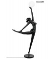 MOOSEE lampa podłogowa HUMAN BALLERINA czarna