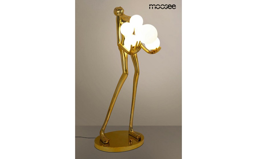 MOOSEE lampa podłogowa HUMAN GOLD  PREMIUM