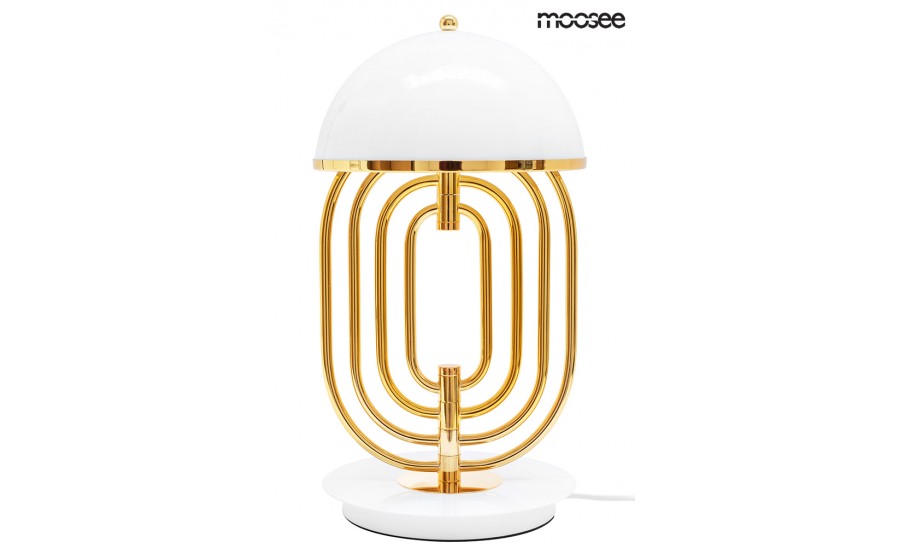 MOOSEE lampa stołowa BOTTEGA złota / biała