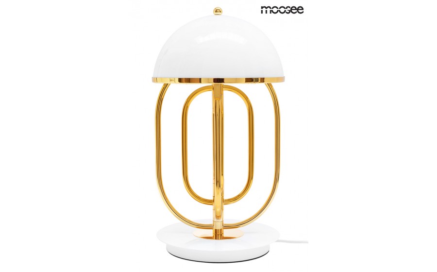 MOOSEE lampa stołowa BOTTEGA złota / biała