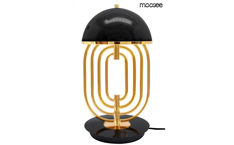 MOOSEE lampa stołowa BOTTEGA złota / czarna