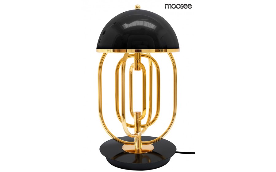 MOOSEE lampa stołowa BOTTEGA złota / czarna