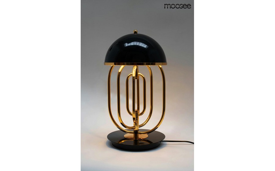 MOOSEE lampa stołowa BOTTEGA złota / czarna