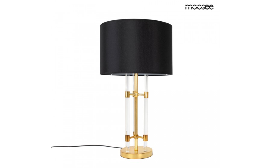 MOOSEE lampa stołowa MOXY złota / czarna