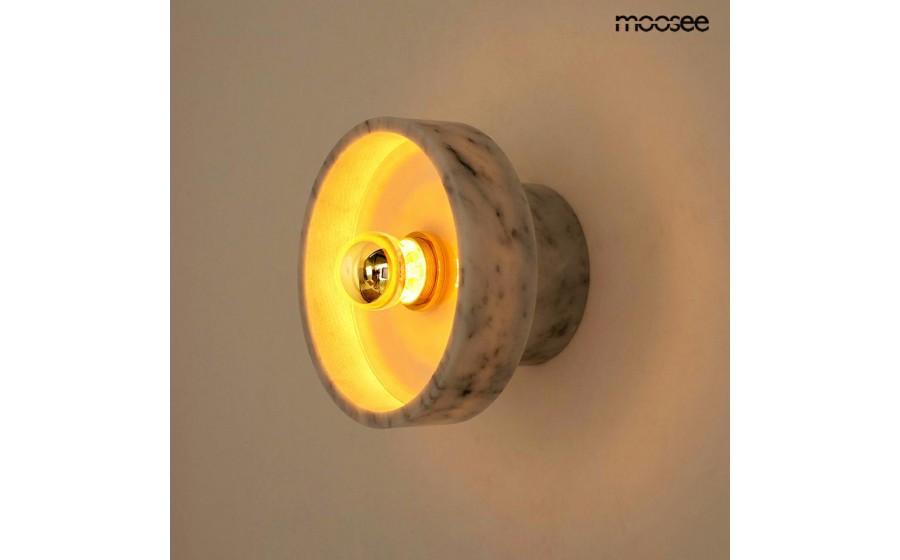 MOOSEE lampa ścienna ARCO biała