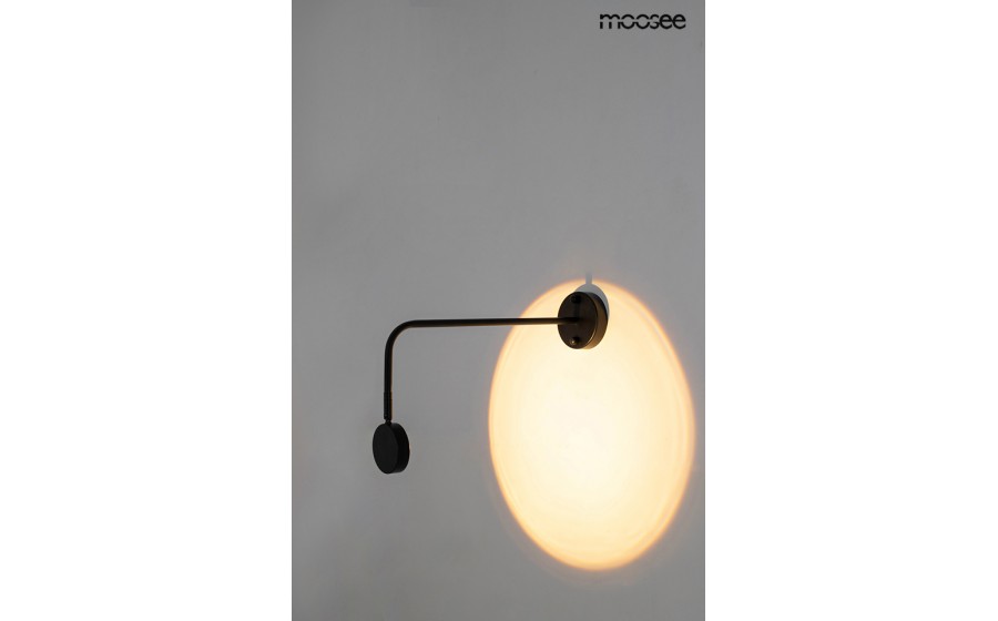 MOOSEE lampa ścienna AXEL czarna