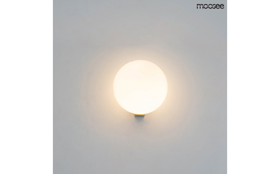 MOOSEE lampa ścienna BOLL złota