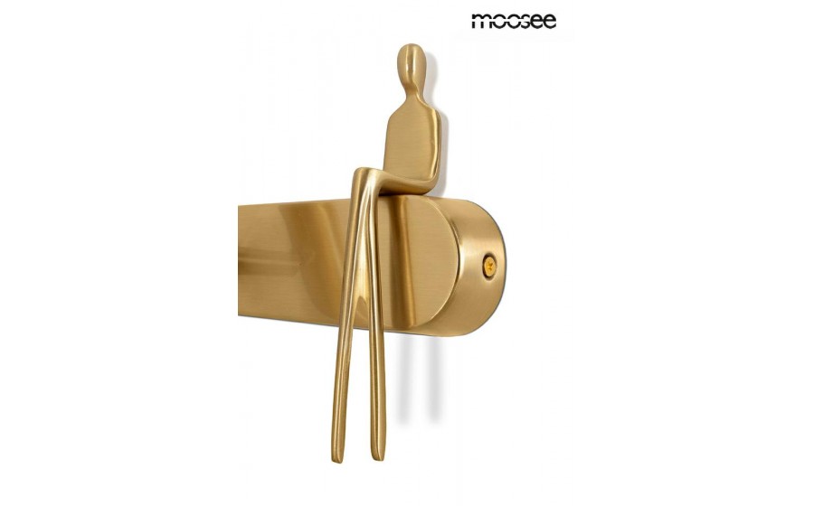 MOOSEE lampa ścienna BOY TUBE L LED złota