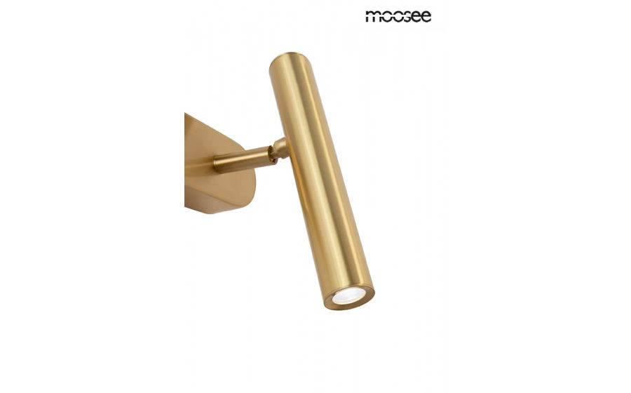 MOOSEE lampa ścienna BOY TUBE R LED złota