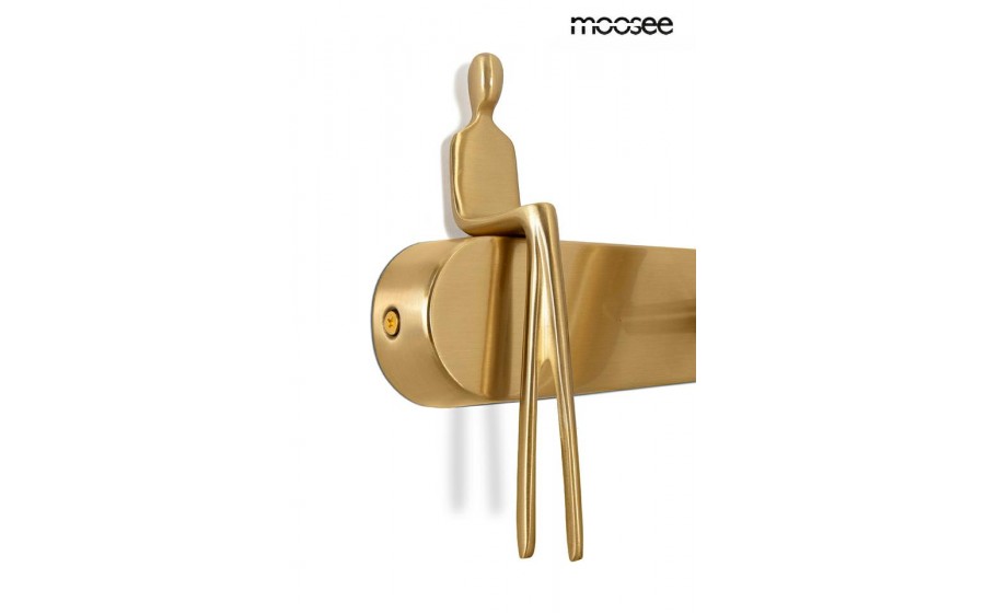 MOOSEE lampa ścienna BOY TUBE R LED złota