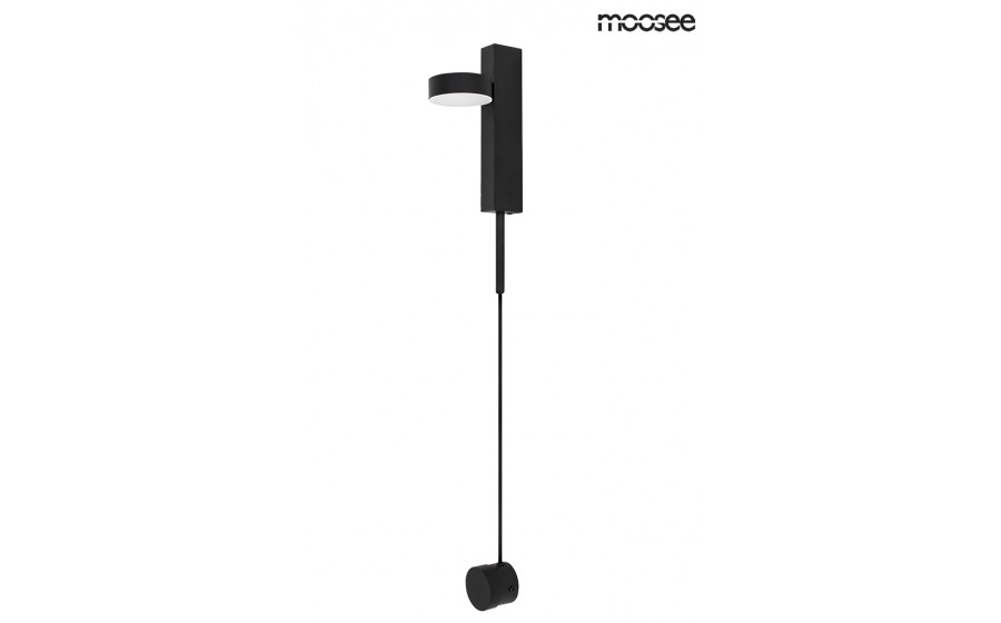 MOOSEE lampa ścienna CLARID BLACK czarna