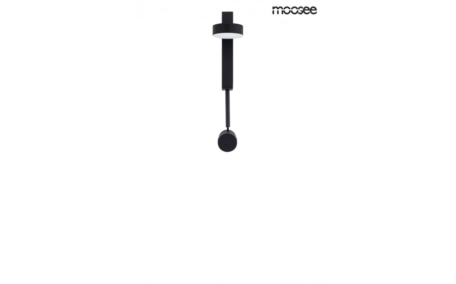 MOOSEE lampa ścienna CLARID BLACK czarna