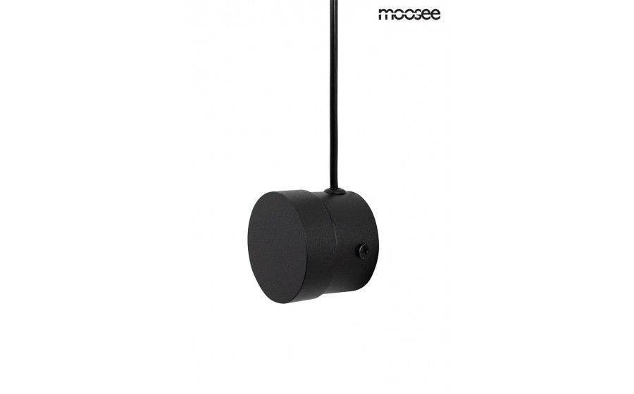 MOOSEE lampa ścienna CLARID BLACK czarna