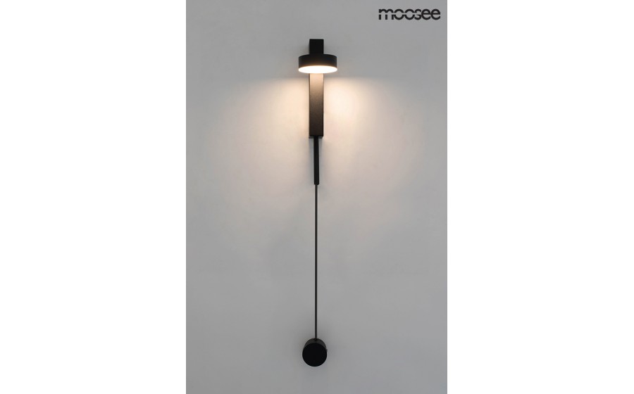 MOOSEE lampa ścienna CLARID BLACK czarna