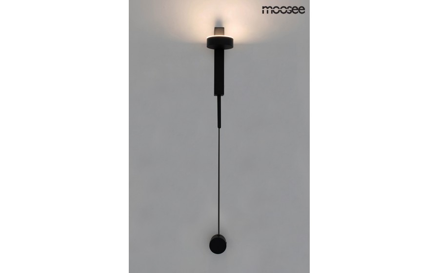 MOOSEE lampa ścienna CLARID BLACK czarna