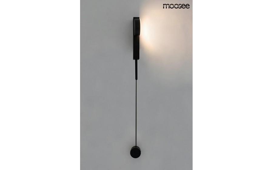 MOOSEE lampa ścienna CLARID BLACK czarna