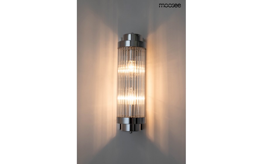 MOOSEE lampa ścienna COLUMN 40 srebrna