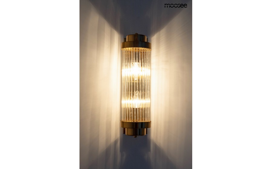 MOOSEE lampa ścienna COLUMN 40 złota