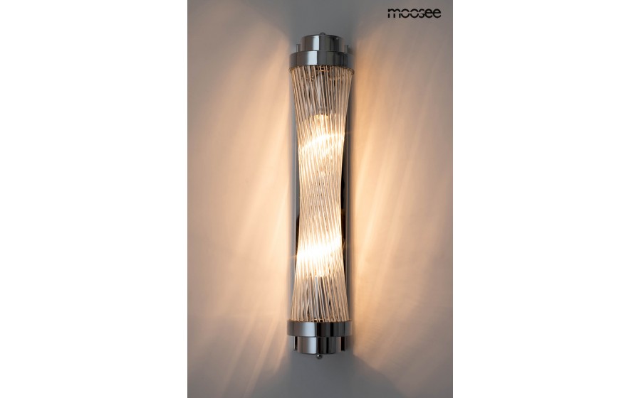 MOOSEE lampa ścienna COLUMN 60 srebrna