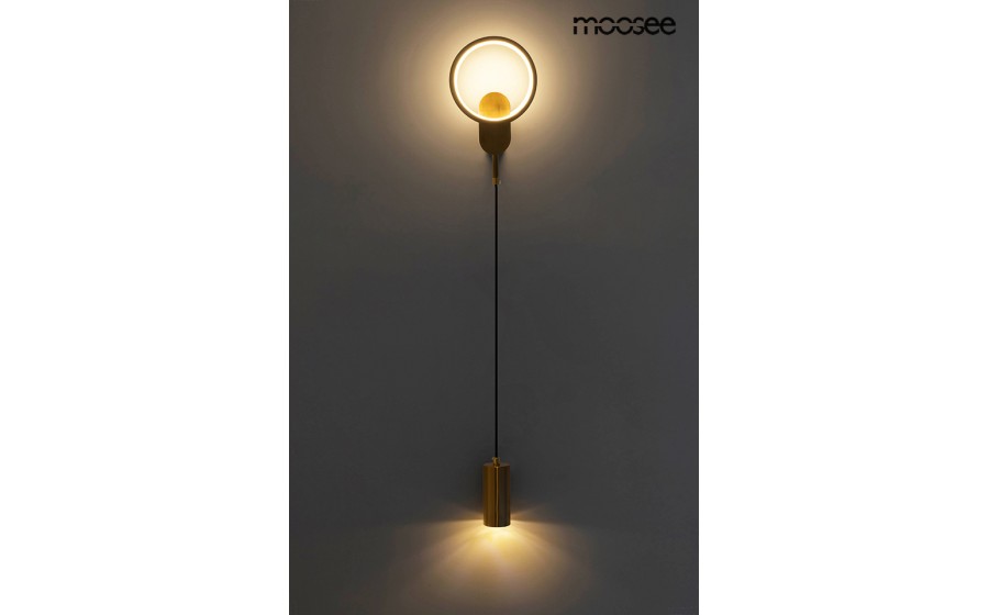 MOOSEE lampa ścienna COMO złota