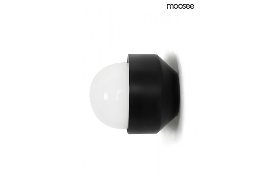 MOOSEE lampa ścienna DROPS 3 czarna