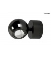 MOOSEE lampa ścienna z ściemniaczem EOS LED czarny chrom