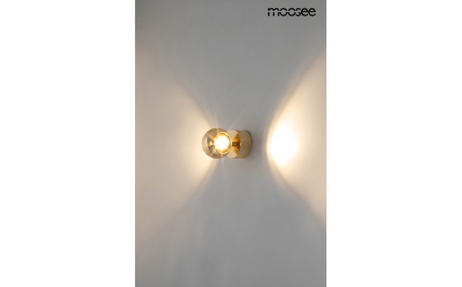 MOOSEE lampa ścienna EOS złoty