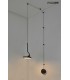 MOOSEE lampa ścienna FLAT czarna