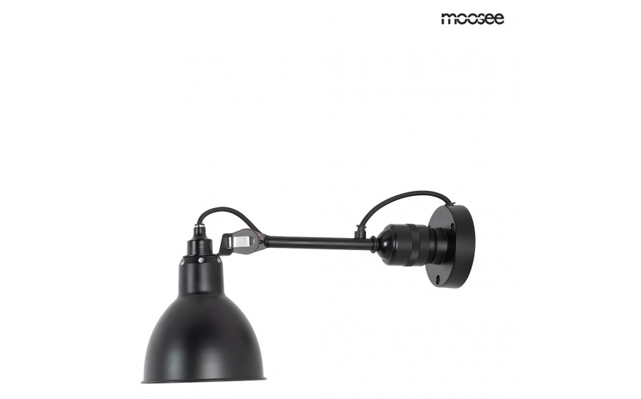 MOOSEE lampa ścienna FRANK czarna