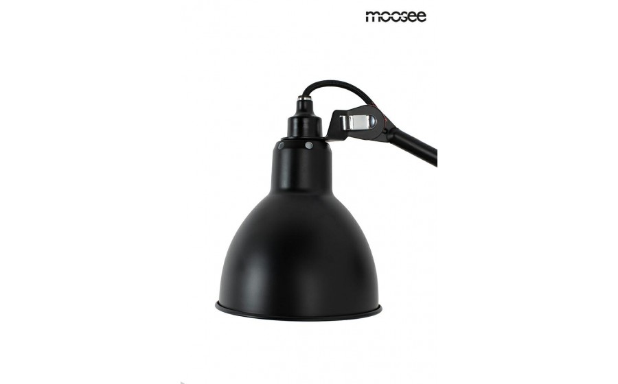 MOOSEE lampa ścienna FRANK czarna