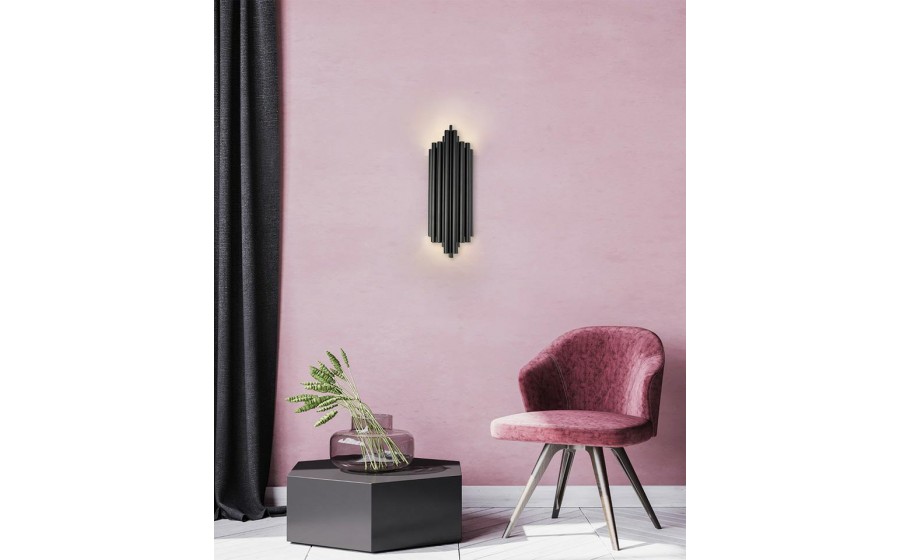 MOOSEE lampa ścienna HARMONIC BLACK czarna