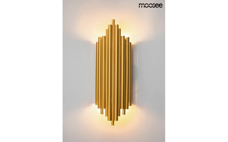 MOOSEE lampa ścienna HARMONIC złota