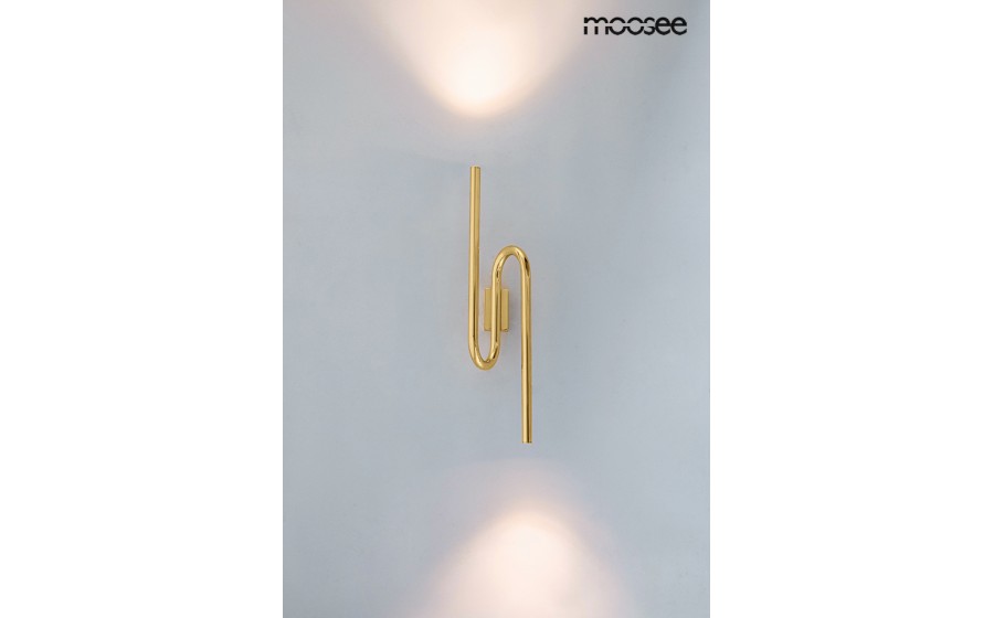 MOOSEE lampa ścienna MACAROON złota