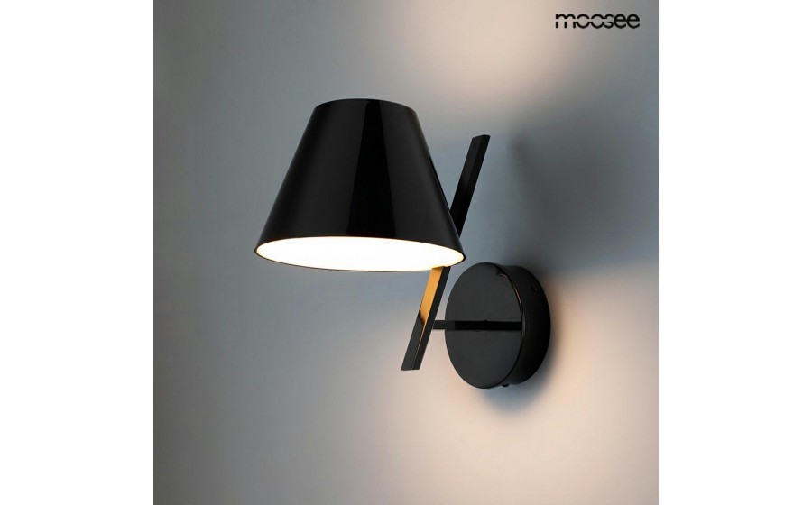 MOOSEE lampa ścienna MAGO czarna