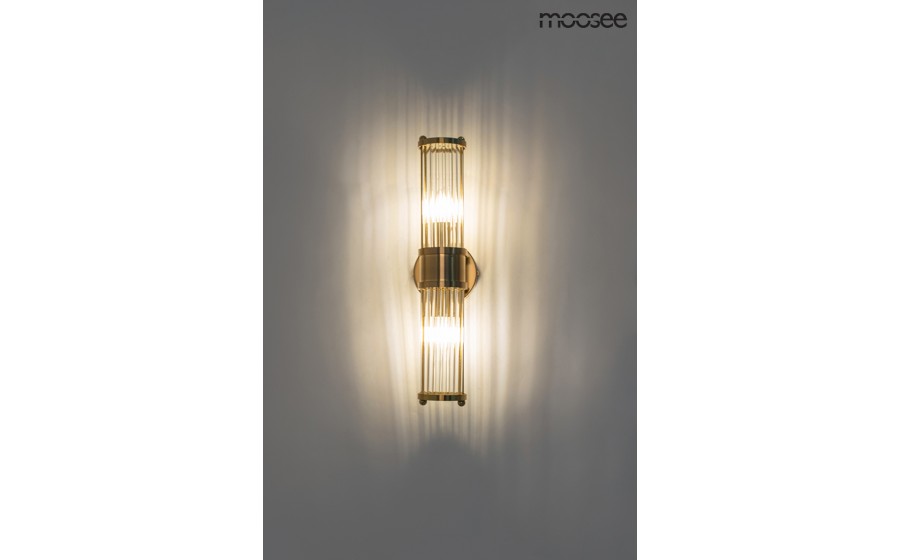 MOOSEE lampa ścienna PILAR TWIN złota