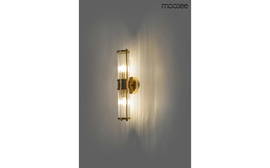 MOOSEE lampa ścienna PILAR TWIN złota